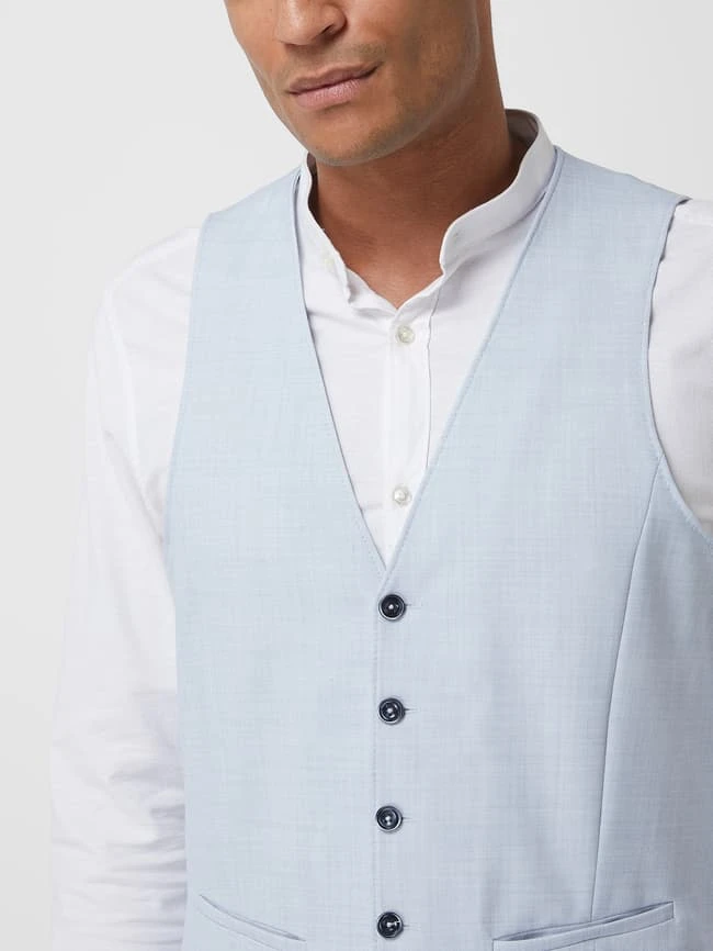 Pierre Cardin Weste Mit Stretch-Anteil Modell 'Gab' - 'Futureflex' - Hellblau 3 Pierre Cardin Weste Mit Stretch-Anteil Modell 'Gab' - 'Futureflex' - Hellblau – Bild 3