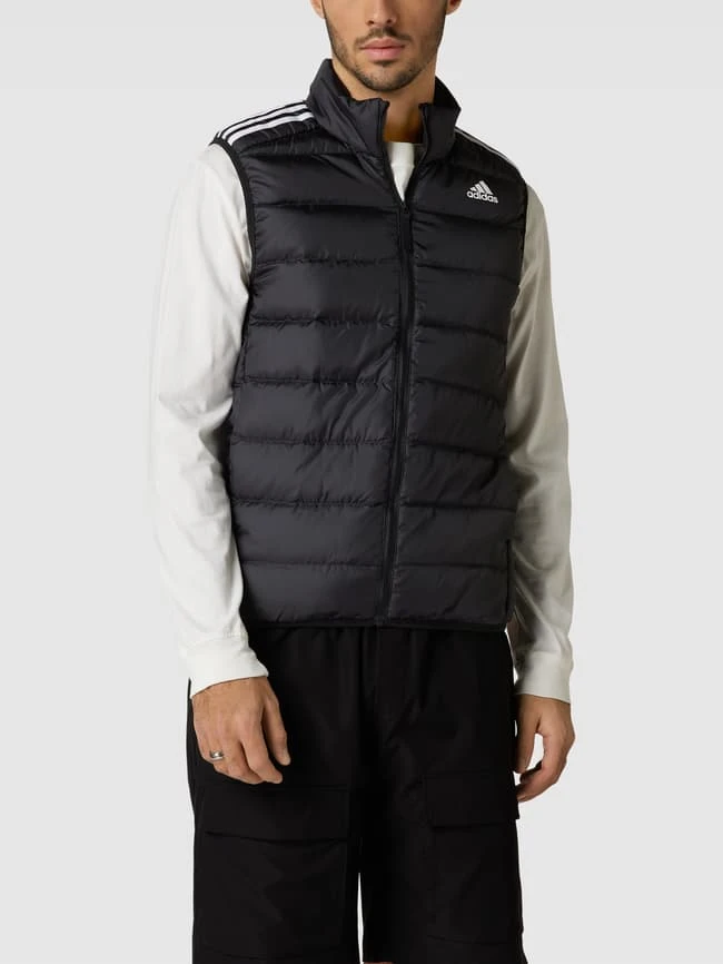 ADIDAS SPORTSWEAR Daunenweste Mit Stehkragen Modell 'ESS Down Vest' - Schwarz 4 ADIDAS SPORTSWEAR Daunenweste Mit Stehkragen Modell 'ESS Down Vest' - Schwarz – Bild 4