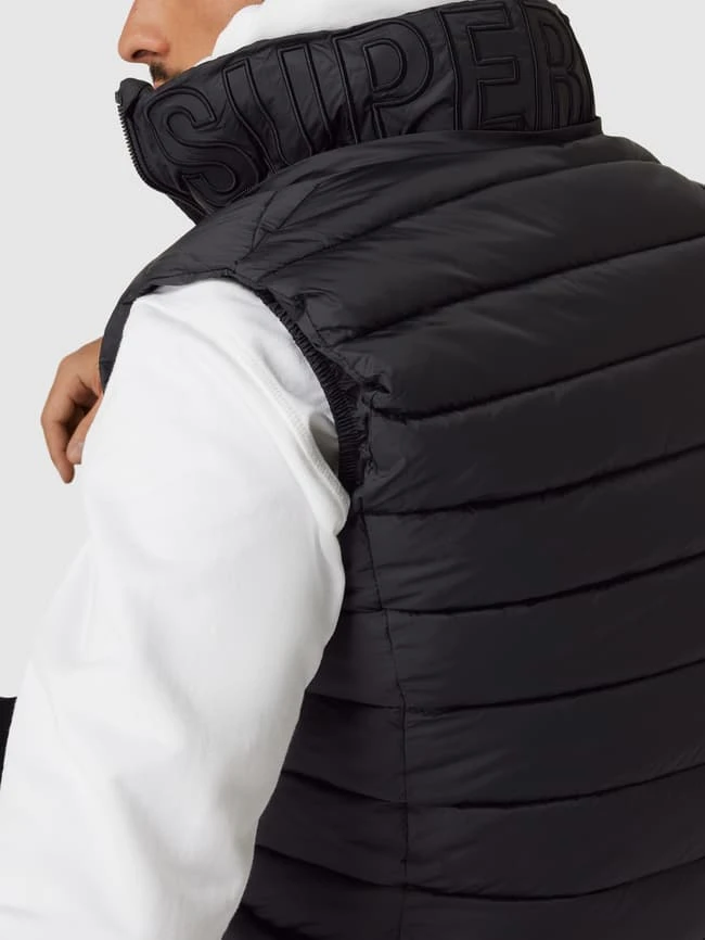 Superdry Steppweste Mit Abnehmbarer Kapuze - Schwarz 3 Superdry Steppweste Mit Abnehmbarer Kapuze - Schwarz – Bild 3