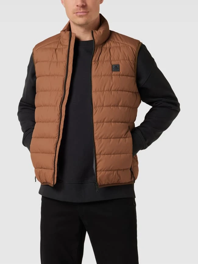Marc O'Polo Regular Fit Steppweste Mit Stehkragen - Cognac 4 Marc O'Polo Regular Fit Steppweste Mit Stehkragen - Cognac – Bild 4