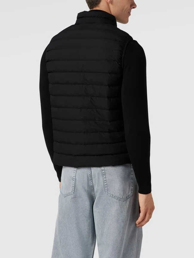 Emporio Armani Daunenweste Mit Logo-Patch Modell 'Basic Zip' - Schwarz 5 Emporio Armani Daunenweste Mit Logo-Patch Modell 'Basic Zip' - Schwarz – Bild 5