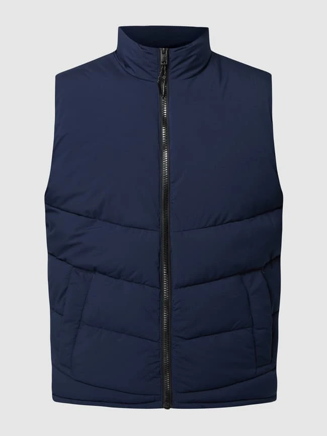 Jack & Jones Steppweste Mit Stehkragen Modell 'Copenhagen' - Wasserabweisend - Dunkelblau 2 Jack & Jones Steppweste Mit Stehkragen Modell 'Copenhagen' - Wasserabweisend - Dunkelblau – Bild 2