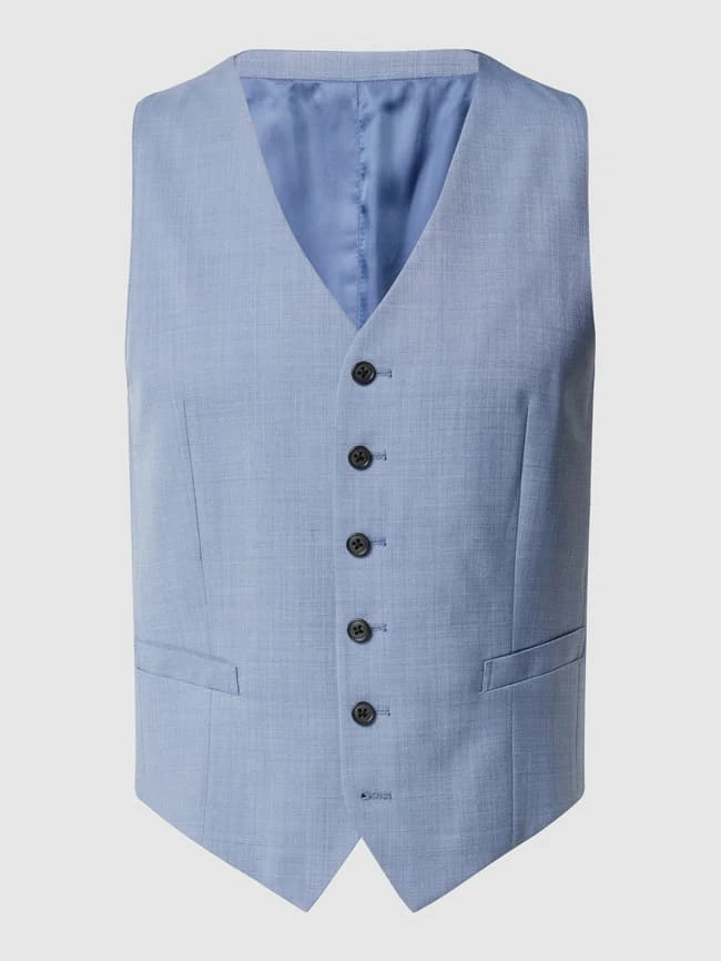 Tiger Of Sweden Weste Mit V-Ausschnitt - Hellblau 1 Tiger Of Sweden Weste Mit V-Ausschnitt - Hellblau