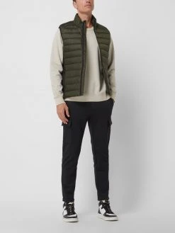 CK Calvin Klein Steppweste Mit Stehkragen - Olivgrün