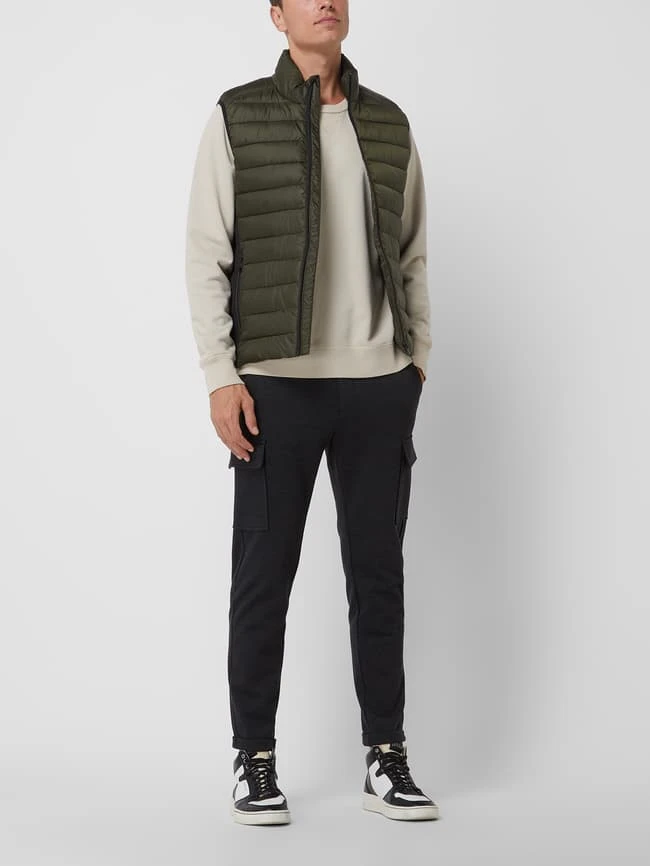 CK Calvin Klein Steppweste Mit Stehkragen - Olivgrün 1 CK Calvin Klein Steppweste Mit Stehkragen - Olivgrün