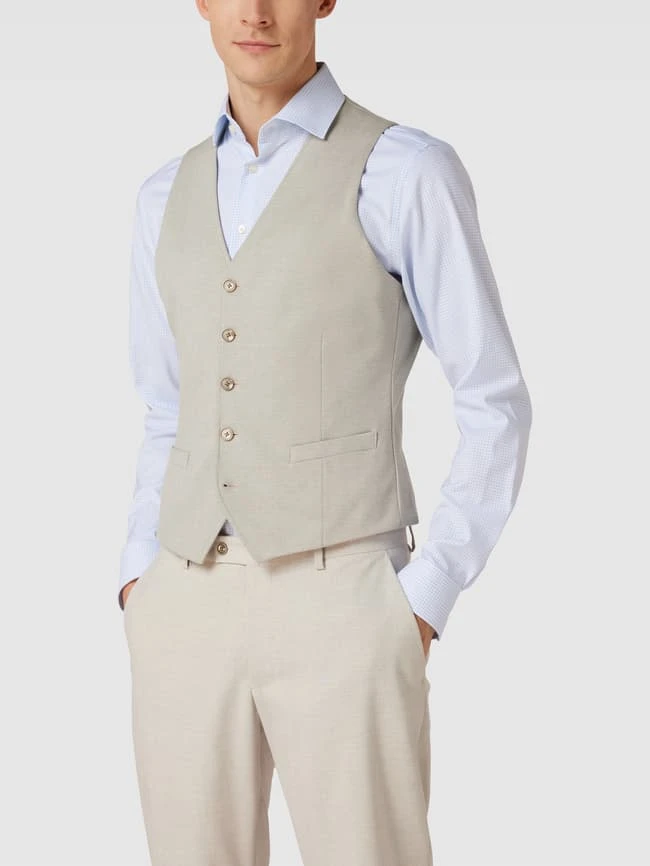 MCNEAL Weste Mit Eingrifftaschen - Beige 4 MCNEAL Weste Mit Eingrifftaschen - Beige – Bild 4