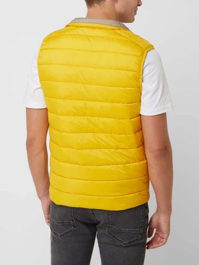 Tom Tailor Light-Steppweste Mit Stehkragen - Wasserabweisend - Gelb 5 Tom Tailor Light-Steppweste Mit Stehkragen - Wasserabweisend - Gelb – Bild 5