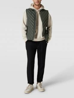 MCNEAL Steppweste Mit Reflektorstreifen - Dunkelgrau