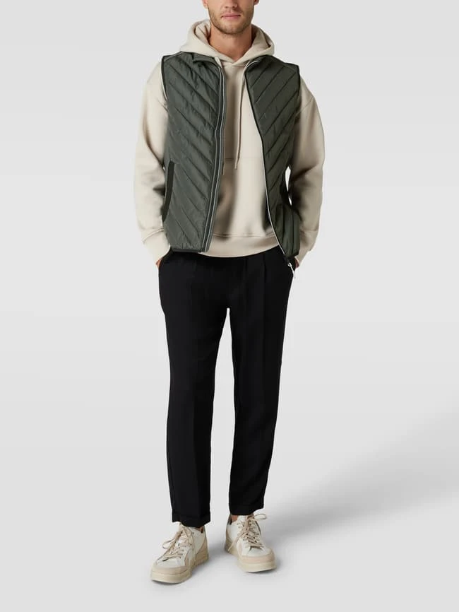 MCNEAL Steppweste Mit Reflektorstreifen - Dunkelgrau 1 MCNEAL Steppweste Mit Reflektorstreifen - Dunkelgrau