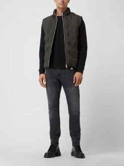 Baldessarini Steppweste Mit Reißverschluss Modell 'Santini' - Olivgrün