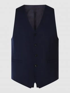 Tiger Of Sweden Weste Mit Kontrastrückseite - Dunkelblau