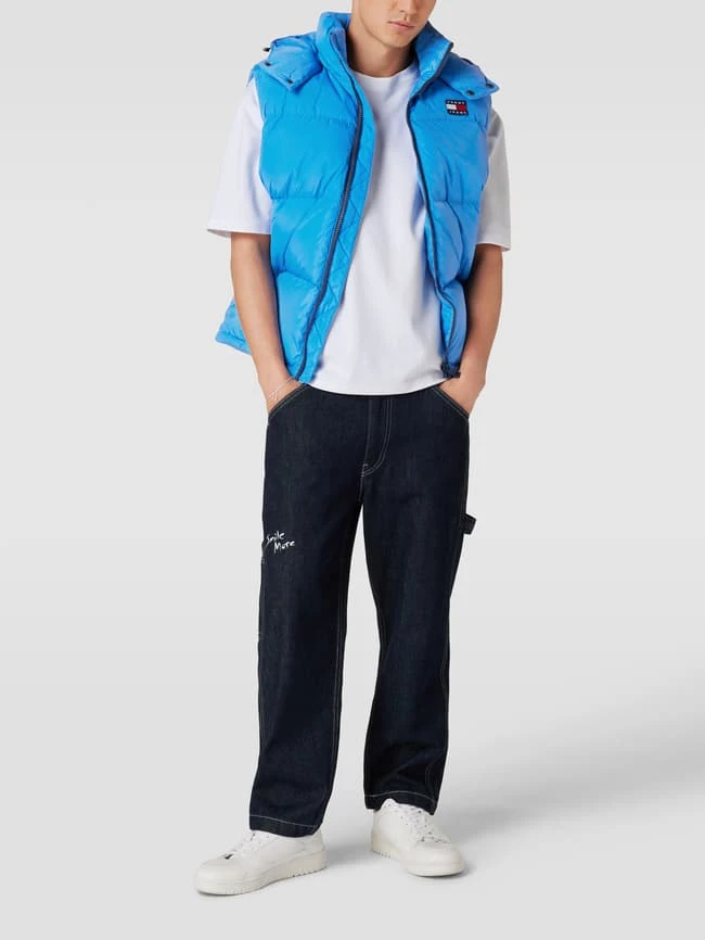 Tommy Jeans Steppweste Mit Label-Stitching Modell 'ALASKA' - Hellblau 1 Tommy Jeans Steppweste Mit Label-Stitching Modell 'ALASKA' - Hellblau
