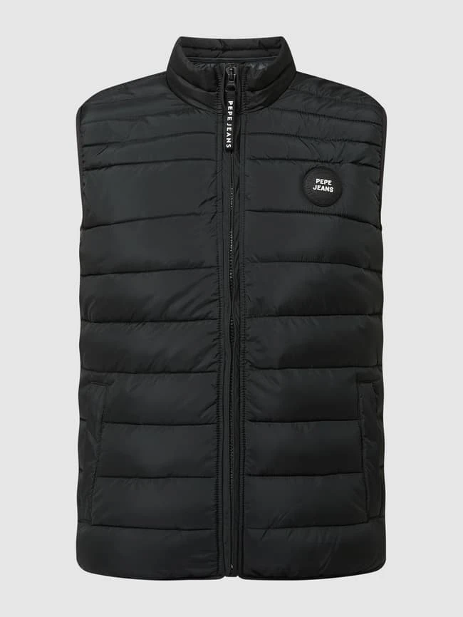 Pepe Jeans Steppweste Mit Stehkragen Modell 'Jack' - Schwarz 2 Pepe Jeans Steppweste Mit Stehkragen Modell 'Jack' - Schwarz – Bild 2