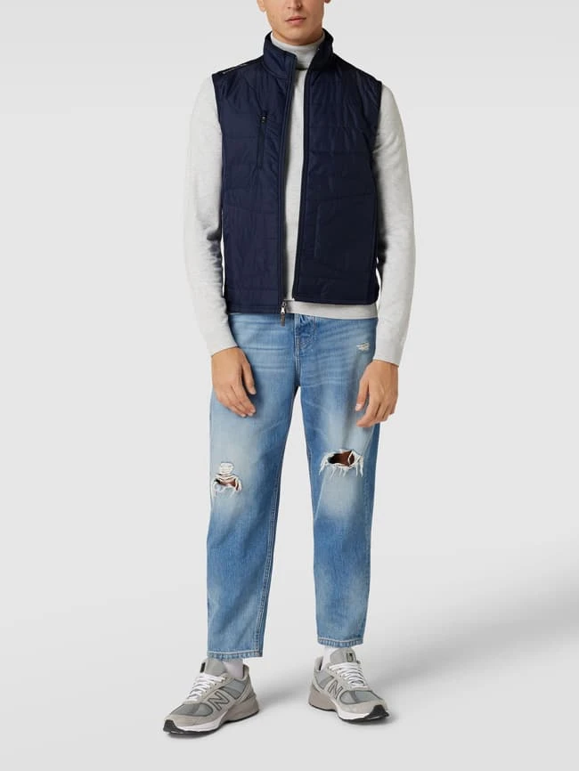 Polo Ralph Lauren Steppweste Mit Label-Print Modell 'VEST' - Marineblau 1 Polo Ralph Lauren Steppweste Mit Label-Print Modell 'VEST' - Marineblau