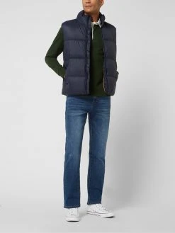 Esprit Steppweste Mit Stehkragen - Wasserabweisend - Marineblau