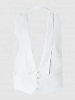 Wilvorst Weste Aus Baumwolle - Weiß