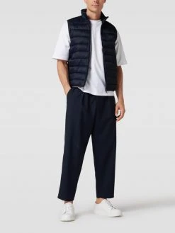 Barbour Steppweste Mit 2-Wege-Reißverschluss - Marineblau