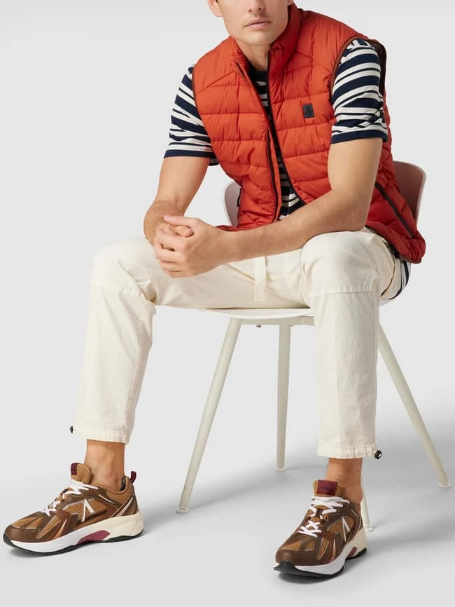 Marc O'Polo Steppweste Mit Logo-Patch - Orange 1 Marc O'Polo Steppweste Mit Logo-Patch - Orange