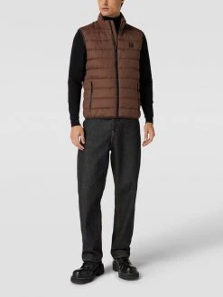 Marc O'Polo Steppweste Mit Reißverschlusstaschen - Dunkelbraun