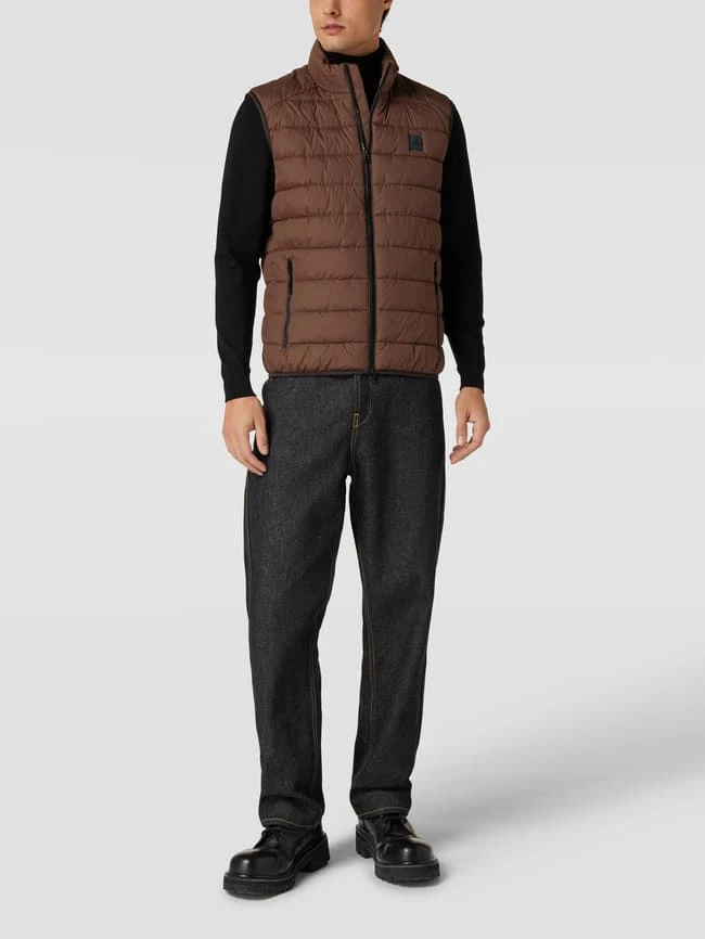 Marc O'Polo Steppweste Mit Reißverschlusstaschen - Dunkelbraun 1 Marc O'Polo Steppweste Mit Reißverschlusstaschen - Dunkelbraun