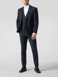 Roy Robson Weste Aus Schurwollmischung - Marineblau