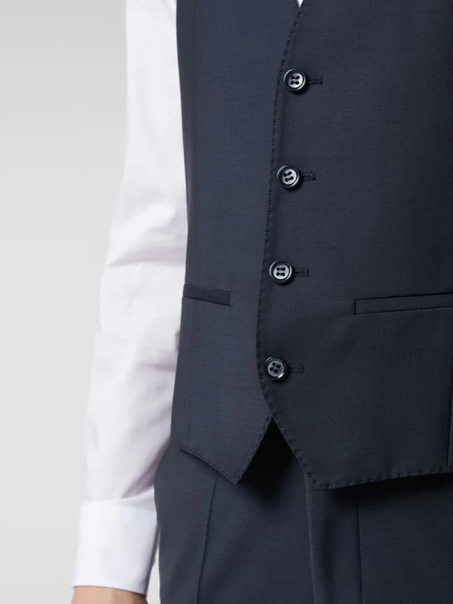 Roy Robson Weste Aus Schurwollmischung - Marineblau 3 Roy Robson Weste Aus Schurwollmischung - Marineblau – Bild 3