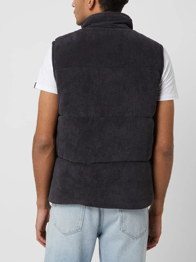 Only & Sons Steppweste Aus Cord Modell 'Cash' - Rauchblau 5 Only & Sons Steppweste Aus Cord Modell 'Cash' - Rauchblau – Bild 5