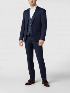 Tommy Hilfiger Shop 45 MCNEAL Slim Fit Weste Mit Webmuster - Marineblau