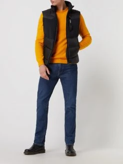 National Geographic Steppweste Mit Stehkragen - Schwarz