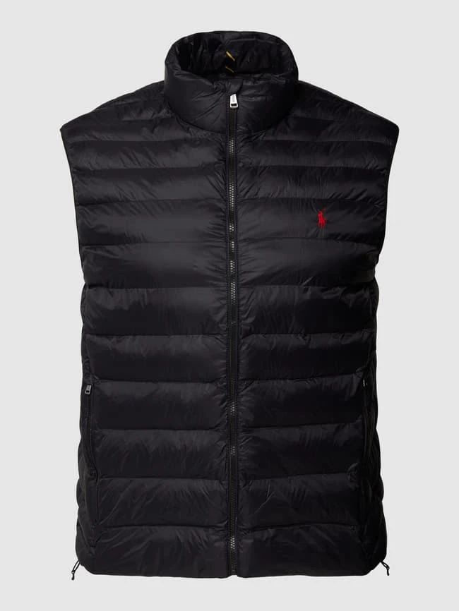 Polo Ralph Lauren Big & Tall PLUS SIZE Steppweste Mit Label-Stitching Modell 'TERRA VEST' - Schwarz 2 Polo Ralph Lauren Big & Tall PLUS SIZE Steppweste Mit Label-Stitching Modell 'TERRA VEST' - Schwarz – Bild 2