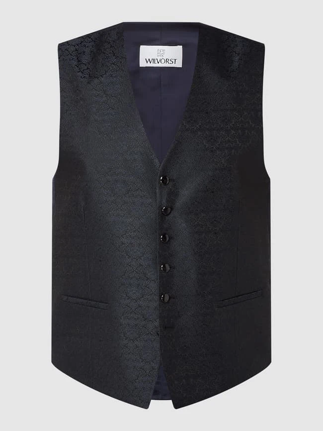 Wilvorst Weste Mit Woll-Anteil - Dunkelblau 2 Wilvorst Weste Mit Woll-Anteil - Dunkelblau – Bild 2