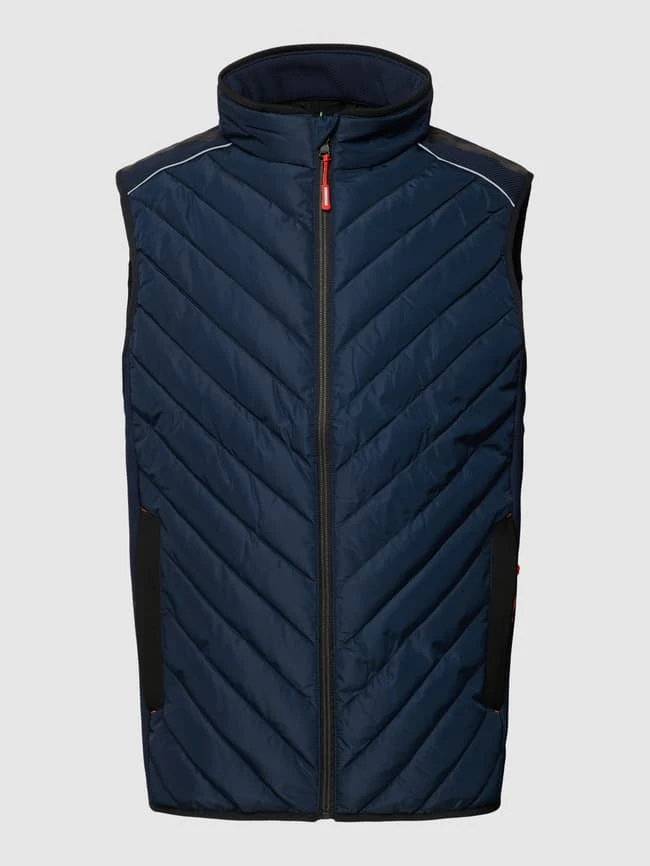 MCNEAL Steppweste Mit Reflektorstreifen - Marineblau 2 MCNEAL Steppweste Mit Reflektorstreifen - Marineblau – Bild 2