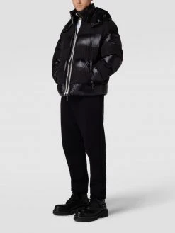 BOSS Steppjacke Mit Abnehmbarer Kapuze Modell 'Cutlero' - Schwarz