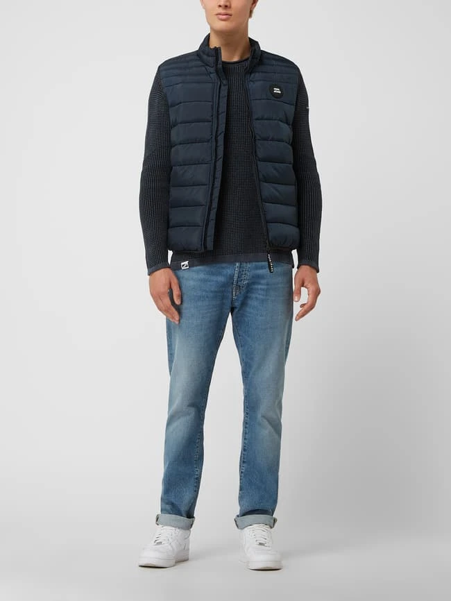Pepe Jeans Steppweste Mit Stehkragen Modell 'Jack' - Dunkelblau 1 Pepe Jeans Steppweste Mit Stehkragen Modell 'Jack' - Dunkelblau