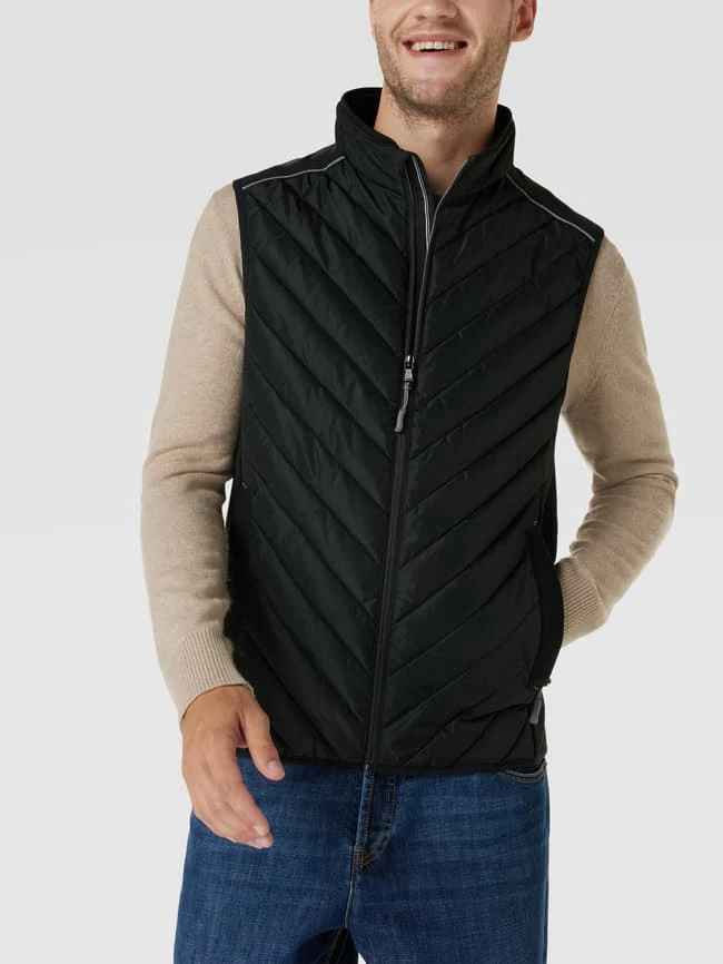 MCNEAL Steppweste Mit Reflektorstreifen - Schwarz 4 MCNEAL Steppweste Mit Reflektorstreifen - Schwarz – Bild 4