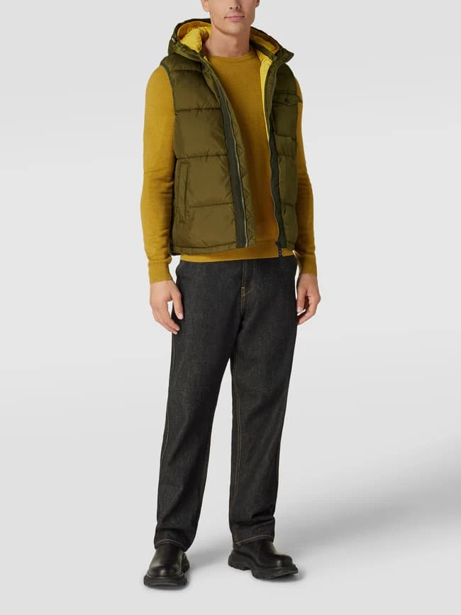 Scotch & Soda Steppweste Mit Kapuze Modell 'bodywarmer' - Olivgrün 1 Scotch & Soda Steppweste Mit Kapuze Modell 'bodywarmer' - Olivgrün