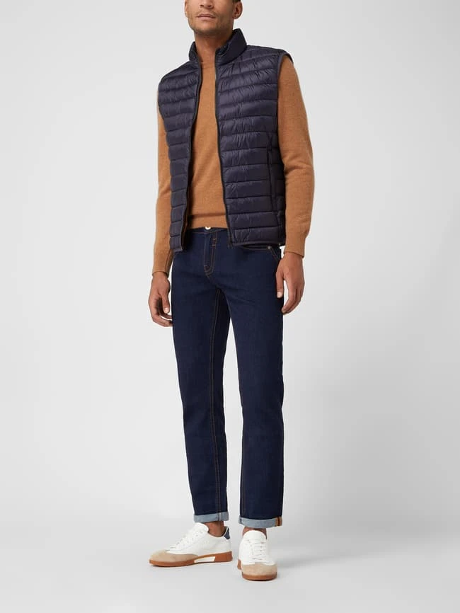 Calamar Light-Steppweste Mit Stehkragen - Wasserabweisend - Marineblau 1 Calamar Light-Steppweste Mit Stehkragen - Wasserabweisend - Marineblau