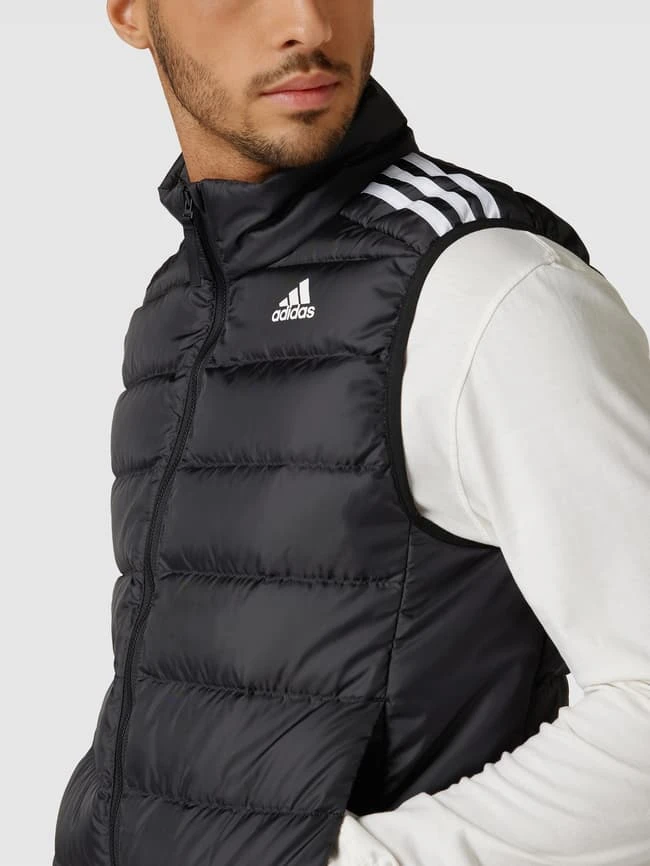 ADIDAS SPORTSWEAR Daunenweste Mit Stehkragen Modell 'ESS Down Vest' - Schwarz 3 ADIDAS SPORTSWEAR Daunenweste Mit Stehkragen Modell 'ESS Down Vest' - Schwarz – Bild 3