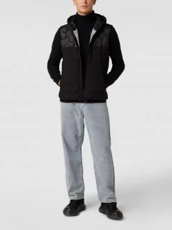 Brax Steppweste Mit Reißverschlusstaschen Modell 'LUC' - Schwarz