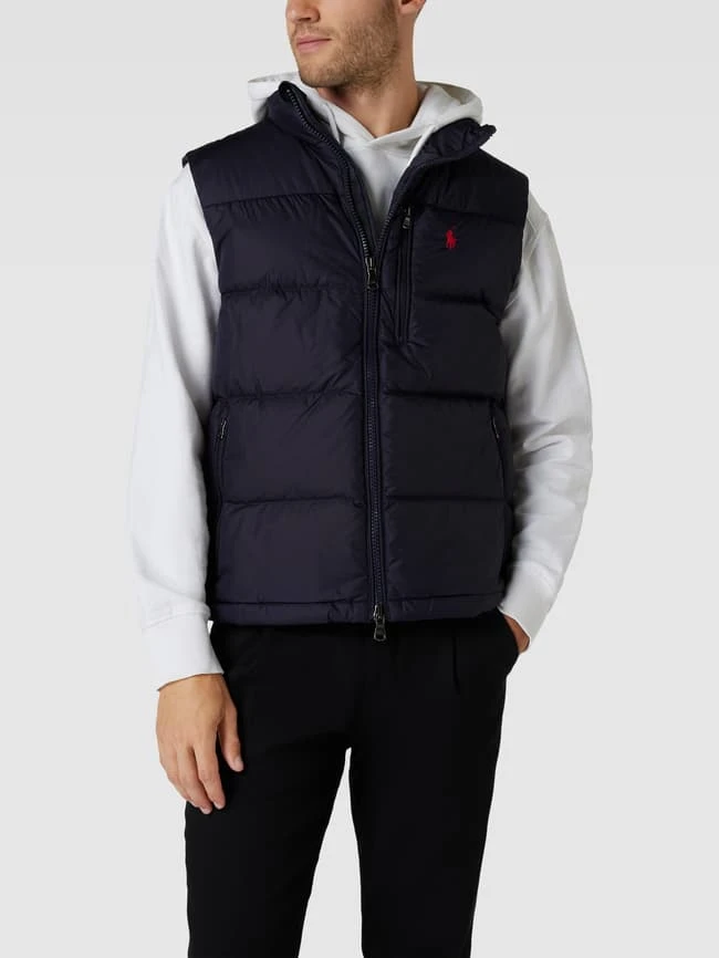 Polo Ralph Lauren Daunenweste Mit Stehkragen - Dunkelblau 4 Polo Ralph Lauren Daunenweste Mit Stehkragen - Dunkelblau – Bild 4
