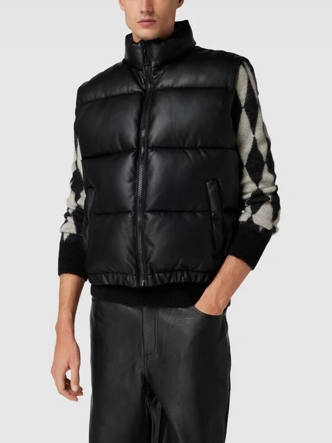 REVIEW Weste Mit Seitlichen Eingrifftaschen - Schwarz 4 REVIEW Weste Mit Seitlichen Eingrifftaschen - Schwarz – Bild 4