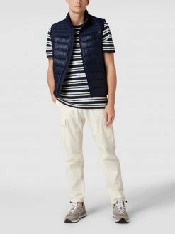 BOSS Casualwear Steppweste Mit Label-Patch Modell 'Odeno' - Marineblau