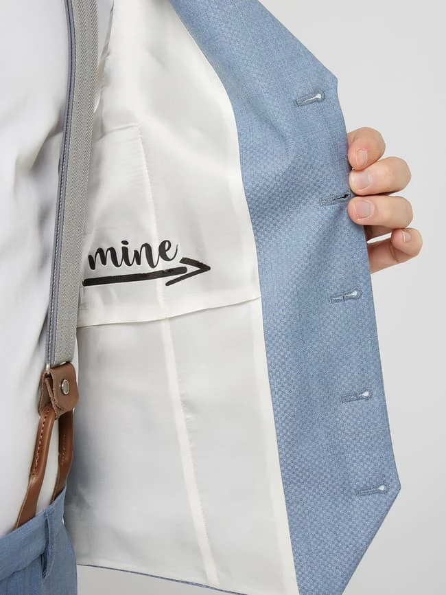 CG - Club Of Gents Weste Aus Reiner Schurwolle - YOUR OWN PARTY By CG – CLUB Of GENTS - Hellblau 6 CG - Club Of Gents Weste Aus Reiner Schurwolle - YOUR OWN PARTY By CG – CLUB Of GENTS - Hellblau – Bild 6