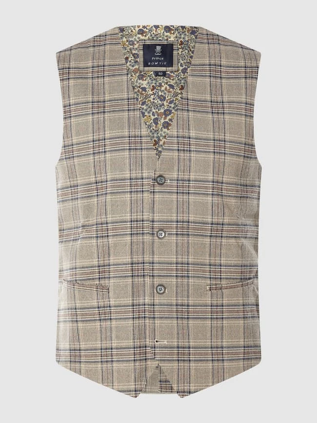 Seidenfalter Weste, Fliege Und Einstecktuch Im Set - Beige 1 Seidenfalter Weste, Fliege Und Einstecktuch Im Set - Beige