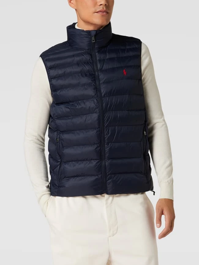 Polo Ralph Lauren Steppweste Mit Label-Stitching Modell 'TERRA' - Marineblau 4 Polo Ralph Lauren Steppweste Mit Label-Stitching Modell 'TERRA' - Marineblau – Bild 4