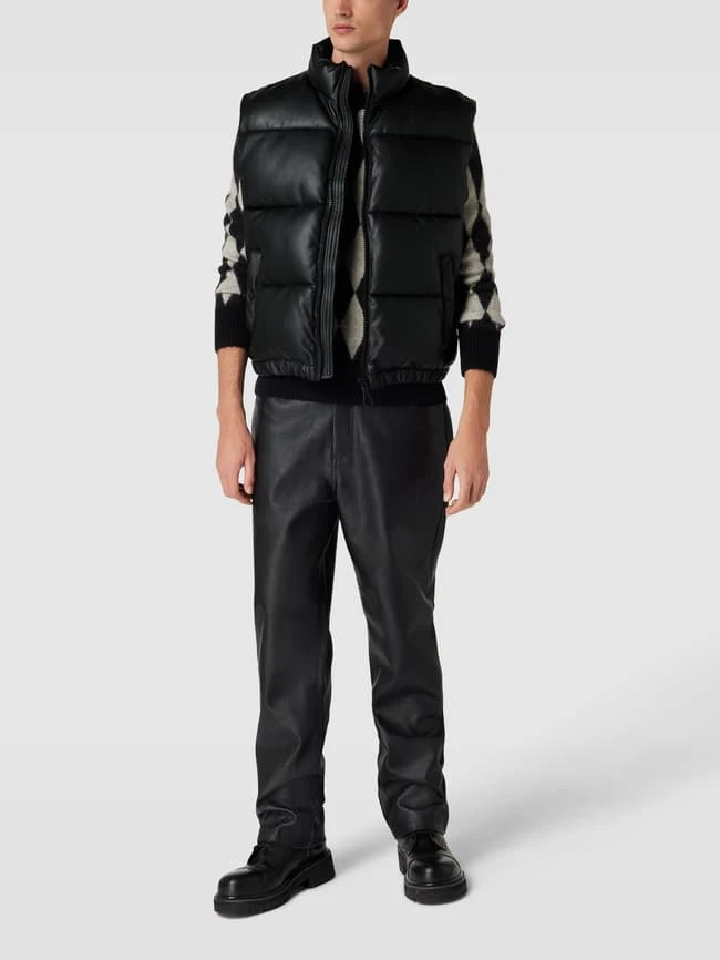 REVIEW Weste Mit Seitlichen Eingrifftaschen - Schwarz 1 REVIEW Weste Mit Seitlichen Eingrifftaschen - Schwarz