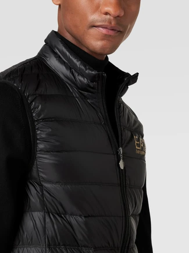 EA7 Emporio Armani Daunenweste Mit Label-Print - Schwarz 3 EA7 Emporio Armani Daunenweste Mit Label-Print - Schwarz – Bild 3