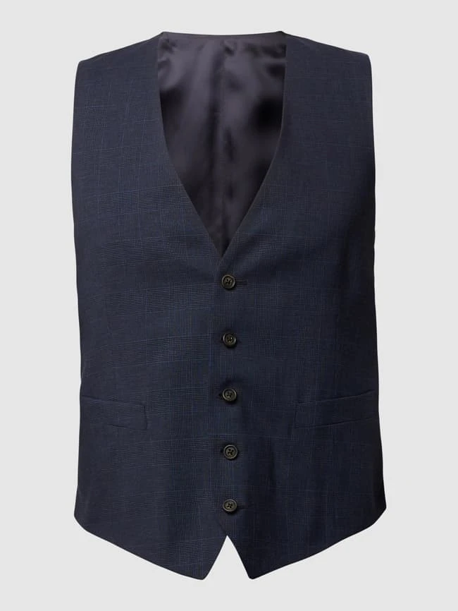 Tommy Hilfiger Weste Mit Glencheck-Muster - Marineblau 2 Tommy Hilfiger Weste Mit Glencheck-Muster - Marineblau – Bild 2