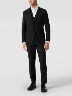 HUGO Weste Mit V-Ausschnitt Modell 'Vin' - Schwarz