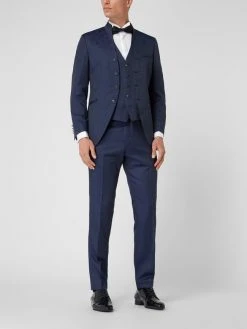 Wilvorst Weste Aus Wollmischung - Marineblau